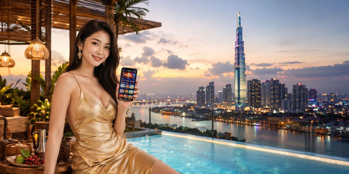 Người dùng tại TP. Hồ Chí Minh truy cập ứng dụng casino t200 trên điện thoại tại quán cà phê
